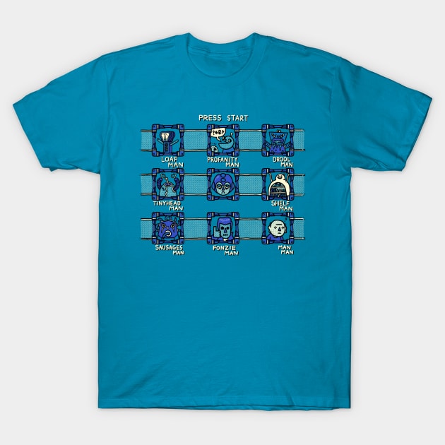 Blue Bomber 1000 T-Shirt by Couk